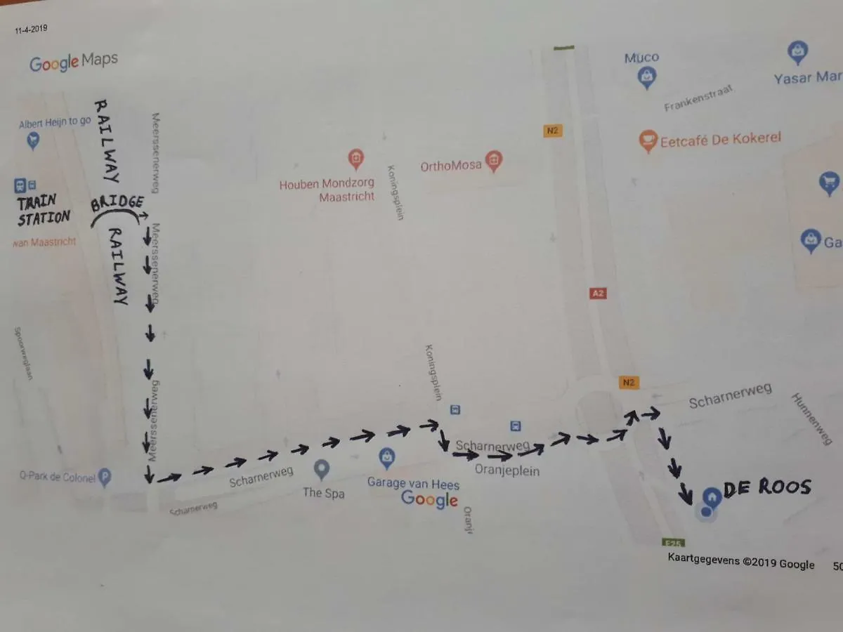 Casa de hóspedes Guesthouse De Roos Maastricht Países Baixos